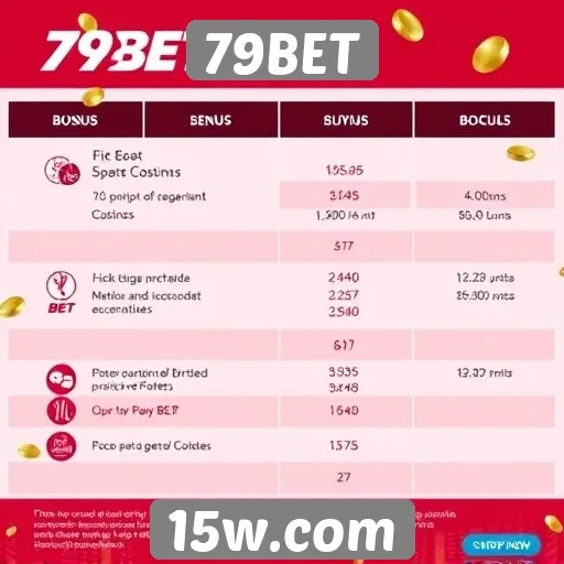 Como funciona o sistema de bônus do 79BET